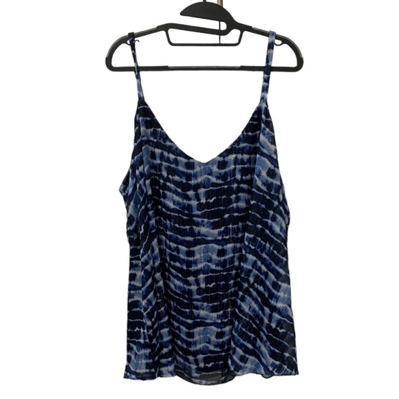 TORRID Sophie Swing Cami - Chiffon Tie-Dye Blue in Tie Dye Size 3 - Picture 2 of 6